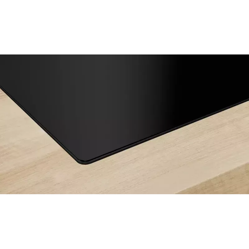 Indukcijas plīts virsma Bosch Serie 4 PVS811B16E, 80 cm, 4 zonas, skārienvadība, bez rāmja, melna
