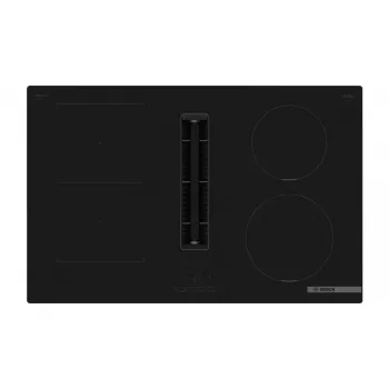 Indukcijas plīts virsma Bosch Serie 4 PVS811B16E, 80 cm, 4 zonas, skārienvadība, bez rāmja, melna