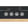 Bosch Serie 4 PNP6B6K40 gāzes plīts virsma, melna, 60 cm, 4 degļi
