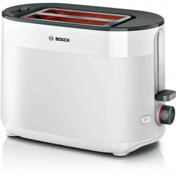 Bosch TAT2M121 tosteris, 2 šķēles, 950 W, balts