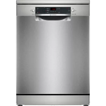 Trauku mazgājamā mašīna Bosch Serie 2 SMS25GI09F — brīvstāvoša, 12 komplekti, 60 cm, 46 dB, siltummaiņa žāvēšana