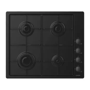 Candy Idea CHW6LBB Iebūvējamā gāzes plīts virsma, melna, 60 cm, 4 degļi