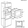 Iebūvējamā mikroviļņu krāsns ar grilu Electrolux LMS4253TMK, 900 W mikroviļņi, 1000 W grils, 8 jaudas līmeņi, 27 cm pagrieziena galds, melna