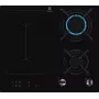 Electrolux KDI641723K kombinētā plīts virsma, melna, iebūvējama, 60 cm, 4 zonas, rotācijas un skārienvadība