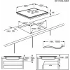 Electrolux Serie 700 EIS62453 Melna iebūvējama 60 cm zonu indukcijas plīts virsma, 4 zonām
