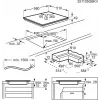 Electrolux Serie 700 EIS62453IZ melna iebūvējamā 60 cm zonas indukcijas plīts 4 zonas