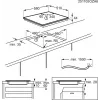 Electrolux Serie 700 EIS62453IZ melna iebūvējamā 60 cm zonas indukcijas plīts 4 zonas