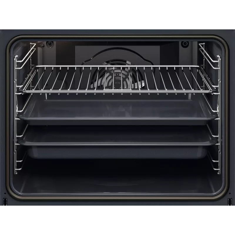 Electrolux EOF4P56X 72 L Melns, Nerūsējošais tērauds
