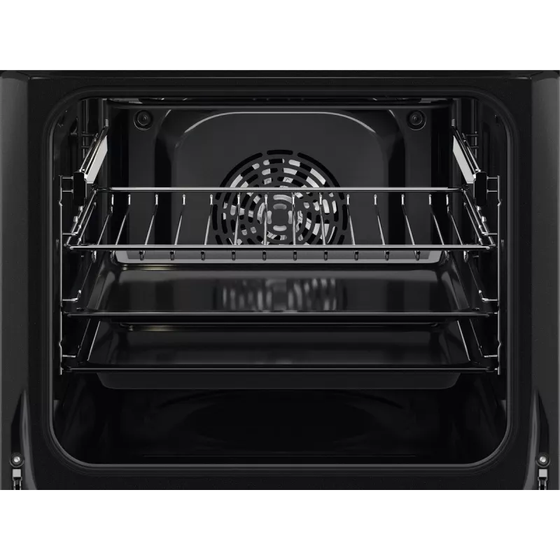 Iebūvējamā elektriskā cepeškrāsns Electrolux Serie 600 EOD5H70BZ, 65 L, 2750 W, melna, rotācijas vadība, LED displejs