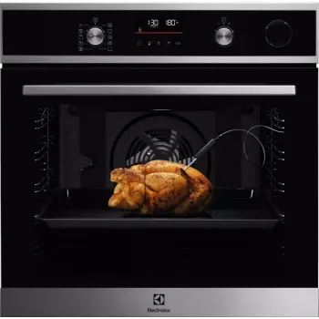 Iebūvējamā elektriskā cepeškrāsns Electrolux EOC6H76X — 72 L, konvekcija, grils, tvaiks, digitālais taimeris