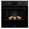 Iebūvējamā elektriskā cepeškrāsns Electrolux EOD4P57H — 72 L, pirolītiskā pašattīrīšanās, tvaiks un konvekcija, grils 2300 W, melna