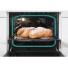 Brīvi stāvoša plīts Gorenje GECS5C70WA Elektriskā spirālplīts, 4 zonas, balta, cepeškrāsns 70 L, rotācijas vadība, LED displejs