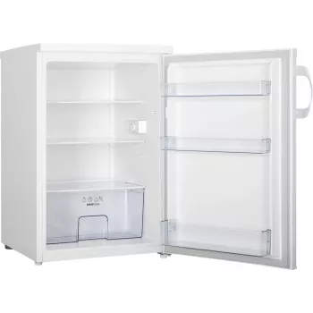 Brīvi stāvošs ledusskapis Gorenje R492PW — 133 L, balts, atveramas durvis, LED apgaismojums, rotācijas regulators