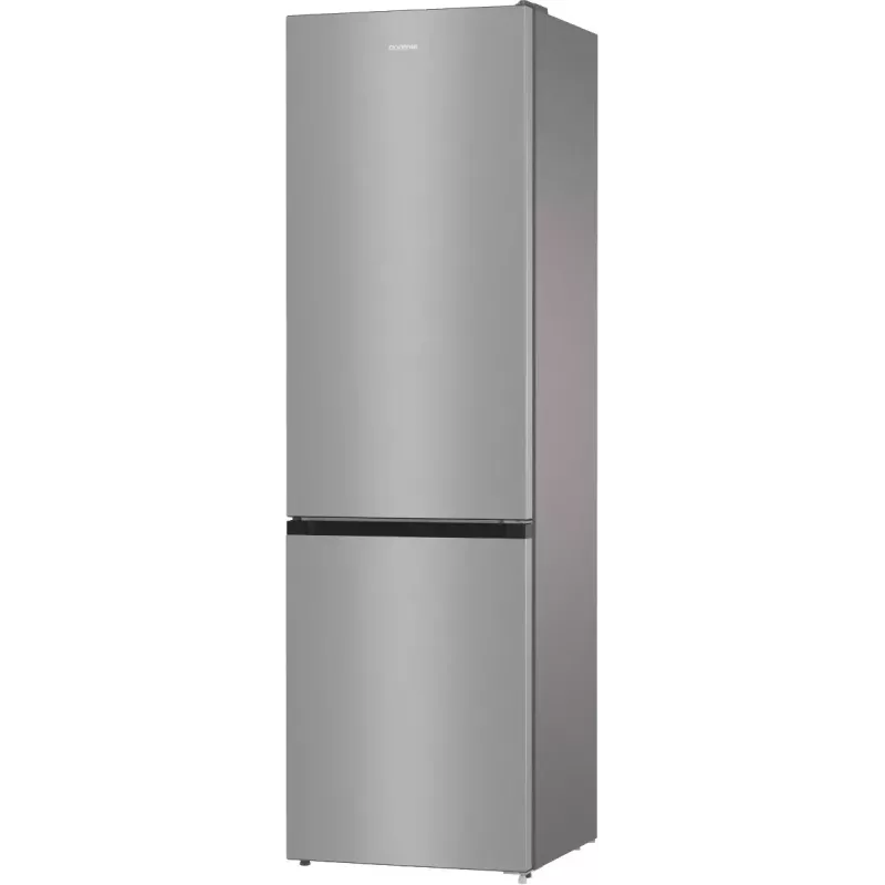 Brīvstāvošs ledusskapis-saldētājs Gorenje NRK6202EXL4, 331 L (Ledusskapis 235 L / Saldētājs 96 L), nerūsējošais tērauds, LED displejs