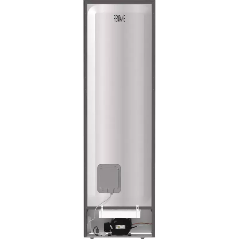 Brīvstāvošs ledusskapis-saldētājs Gorenje NRK6202EXL4, 331 L (Ledusskapis 235 L / Saldētājs 96 L), nerūsējošais tērauds, LED displejs