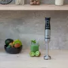 Rokas blenderis MPM MBL-33M, 1500 W, 9 ātrumi, turbo, nerūsējošā tērauda asmeņi, piekares kronšteins, 220–240 V