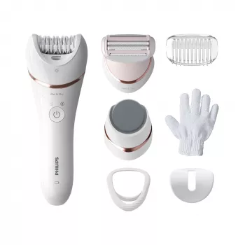Philips 8000 sērijas epilators Series 8000 BRE730/10 slapjai un sausai epilācijai