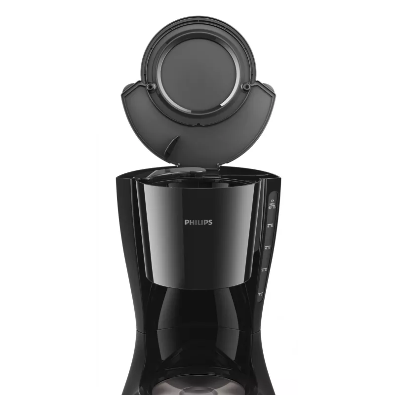 Philips Daily Collection HD7461/20 pilienu tipa kafijas aparāts ar stikla krūzi, 1000 W, melns
