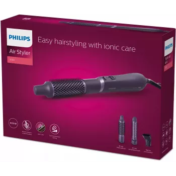 Matu veidošanas komplekts Philips 3000 sērija BHA305/00 — 800 W, 3 sildīšanas līmeņi, 3 uzgaļi, violeta
