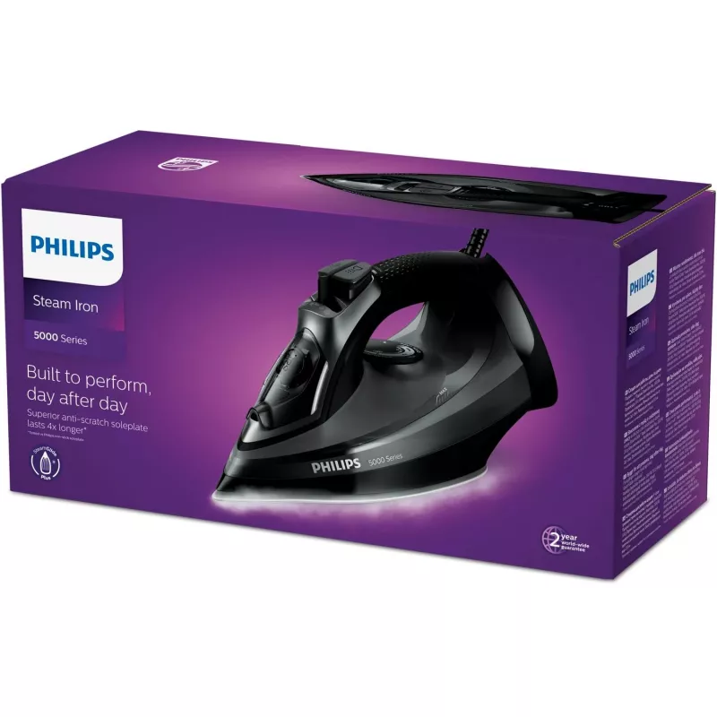 Philips 5000 sērijas DST5040/80 gludeklis ar tvaiku, SteamGlide Plus zole, 2600 W