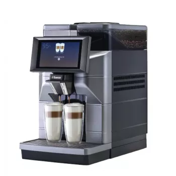 Kafijas automāts Saeco Magic M2 — pilnībā automātiska espresso mašīna, 4 L ūdens tvertne, 1200 g pupiņu tvertne, iebūvēta dzirnaviņa, LED displejs, Bluetooth