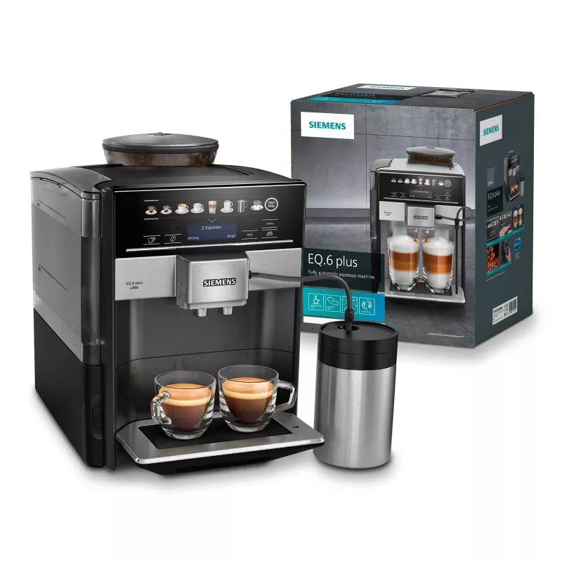 Siemens TE658209RW kafijas automāts, manuālā espresso mašīna, 1.7 L