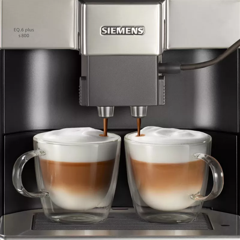 Siemens TE658209RW kafijas automāts, manuālā espresso mašīna, 1.7 L