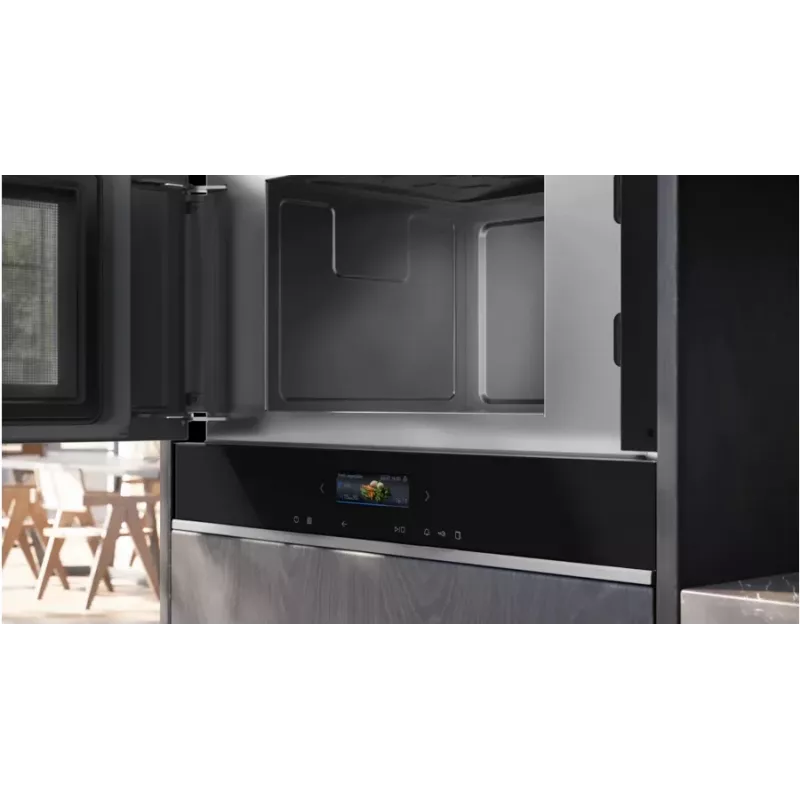 Siemens iQ700 BF722L1B1 Mikroviļņu krāsns melna Solo Iebūvējamā 21 L 900 W