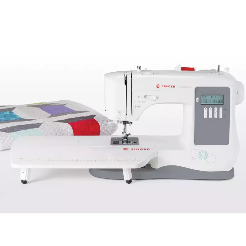 SINGER 7640 šujmašīna — elektriskā, 200 šūšanas programmas, balta