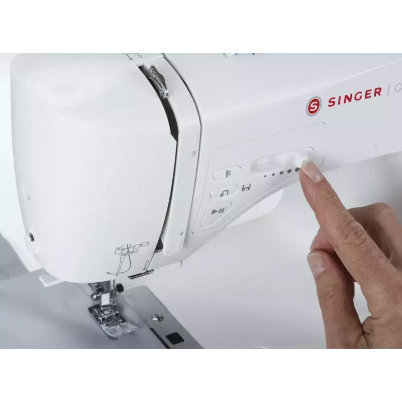 SINGER 7640 šujmašīna — elektriskā, 200 šūšanas programmas, balta