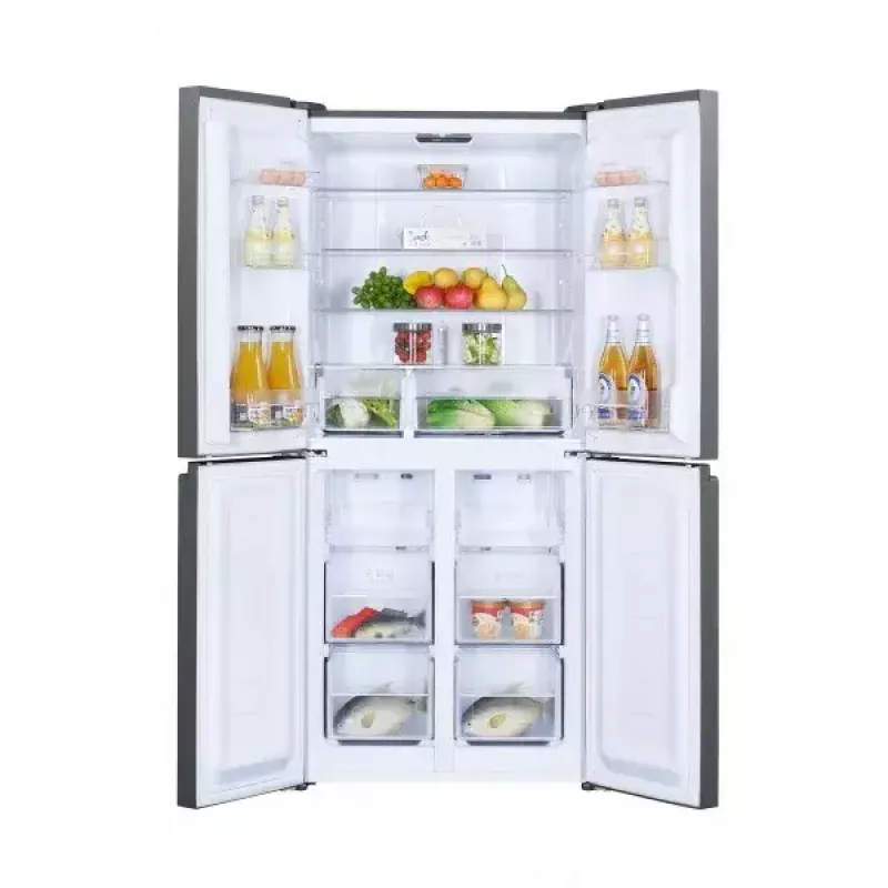 Ledusskapis ar saldētavu sam cook Multi Door 472 L, melns, energoefektivitātes klase E