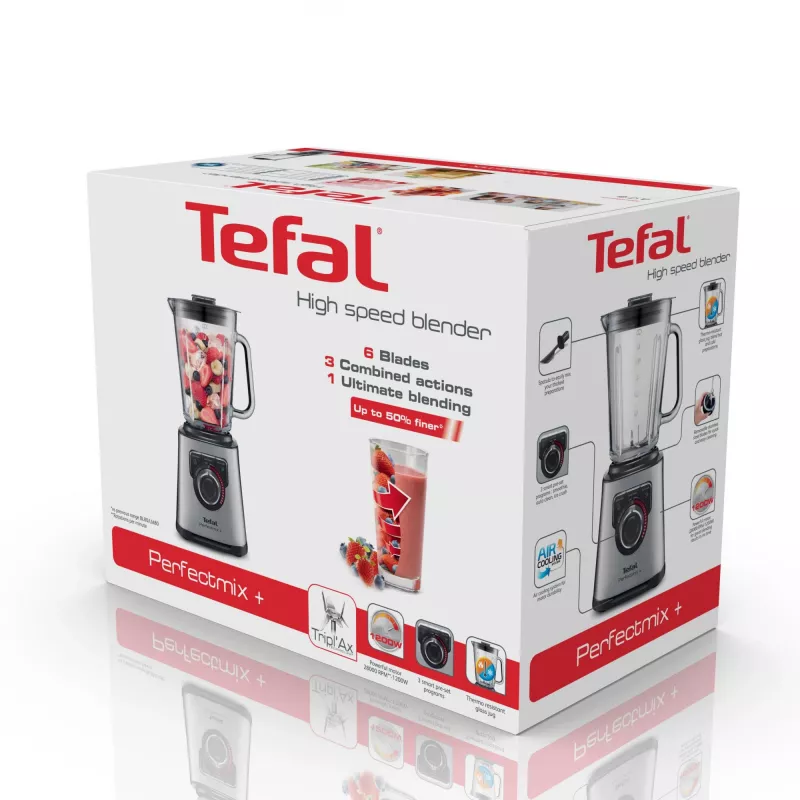 Tefal BL811D 1.5 L Galda blenderis 1200 W Pelēks