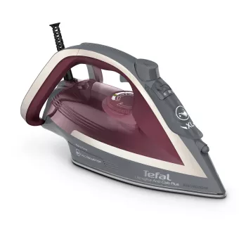 Tefal Ultragliss Anti-Calc Plus FV6840 tvaika gludeklis 2800 W, purpura, sudraba