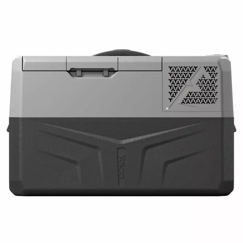 Pārnēsājams ledusskapis Yolco BCX30 GREY — 28 L neto tilpums, klimata klase N‑T, troksnis 48 dB, energoklase F
