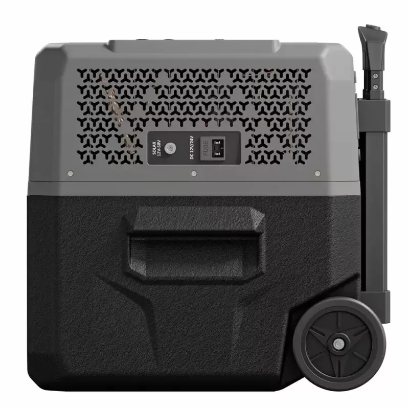 Pārnēsājams ledusskapis Yolco BCX30 GREY — 28 L neto tilpums, klimata klase N‑T, troksnis 48 dB, energoklase F