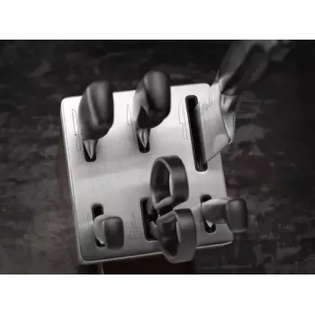 Nažu un bloka komplekts ZWILLING 35148-507-0 — 7 priekšmeti, pelēks bloks