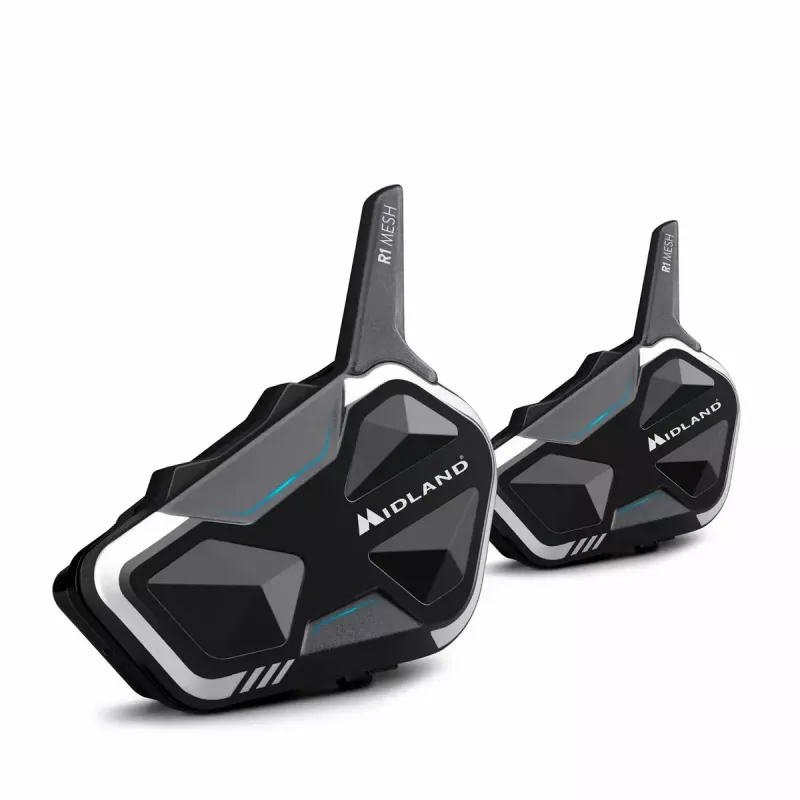 Midland R1 MESH TWIN motociklu domofons, divu komplekts (2 gab.)
