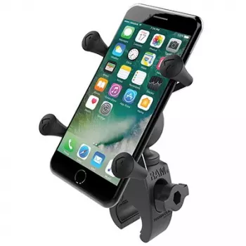 Telefona turētājs RAM Mounts X-Grip ar zema profila Tough-Claw pamatni