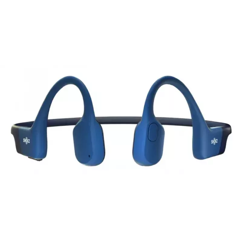 Bezvadu kakla loka sporta austiņas Shokz OpenRun — kaulu vadība, Bluetooth, 20–20000 Hz, 33 m, Zila
