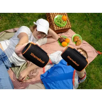 Pārnēsājams stereo skaļrunis TRACER XtremeBeat TWS — 15 W, IPX6, Bluetooth 5.3, 6 h, AUX/USB, mikrofons