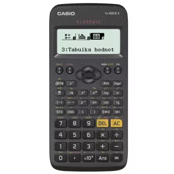 CASIO FX-82CEX Zinātniskais kalkulators, melns, 12 ciparu displejs