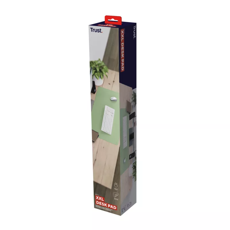 Trust Benya Green – XXL galda paliktnis 90x43 cm, zaļš