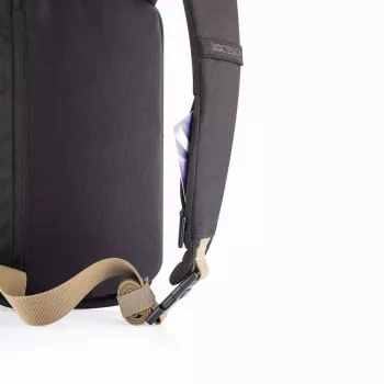 Pretzagšanas soma XDDESIGN Bobby Sling — Melna, ūdensizturīga, RFID kabatas, planšetes nodalījums, 4 L, 530 g