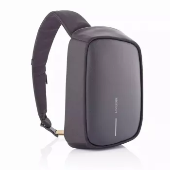 Pretzagšanas soma XDDESIGN Bobby Sling — Melna, ūdensizturīga, RFID kabatas, planšetes nodalījums, 4 L, 530 g