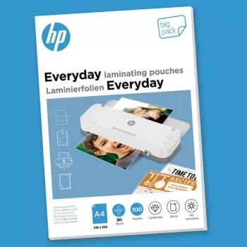Laminēšanas kabatiņas HP 9154, A4, 80 µm, 100 gab.