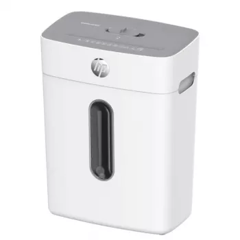 HP OneShred 8CC papīru smalcinātājs, daļiņu griezums, 68 dB, 22 cm, balts