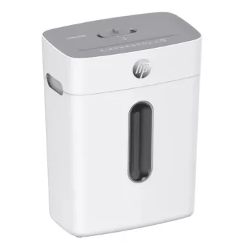 HP OneShred 8CC papīru smalcinātājs, daļiņu griezums, 68 dB, 22 cm, balts