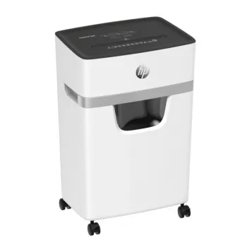 Papīra smalcinātājs HP OneShred 10MC, mikrošķērsgriezums, 65 dB, 22 cm, balts