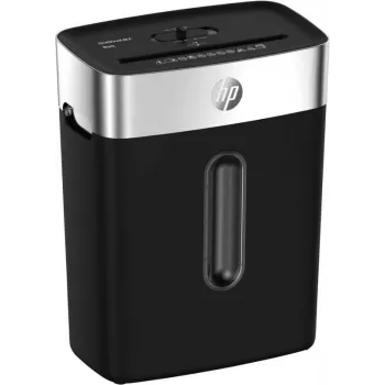 HP OneShred 8CC papīra smalcinātājs, daļiņu griešana, 68 dB, 22 cm, melns