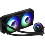 Aerocool PGS Mirage L240 ARGB šķidrumdzesētājs procesoram, 2300 apgr./min, 4 kontaktu, melns